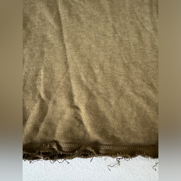 Harley-Davidson Gray Raglan Studded Crewneck Sweatshirt Raw Hem Size M - Picture 13 of 16